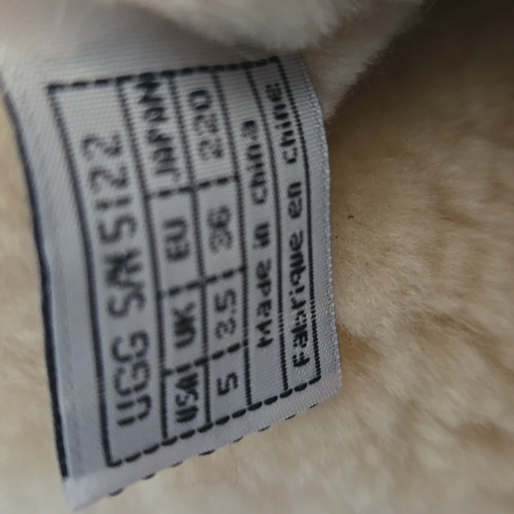 UGG Whitley Tall Brown Suede Lace Up Sheepskin Shearling Boots 5122 US 5 - Picture 7 of 8